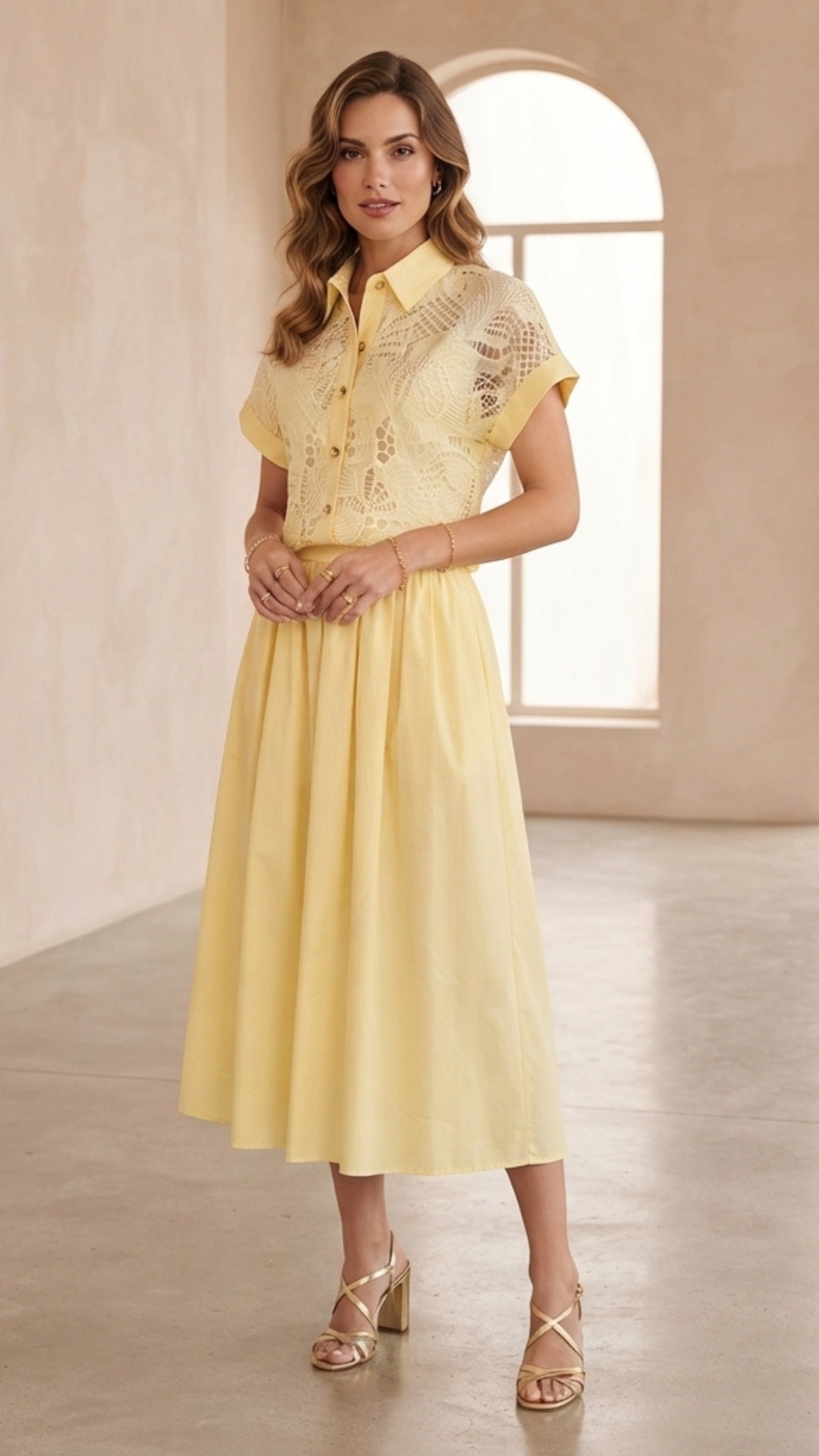 SET DE FALDA LARGA