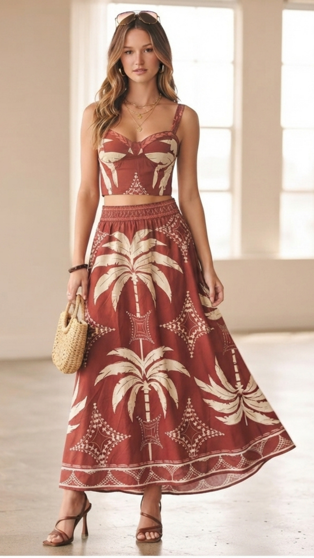 SET DE FALDA LARGA